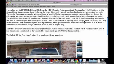 craigslist in amarillo